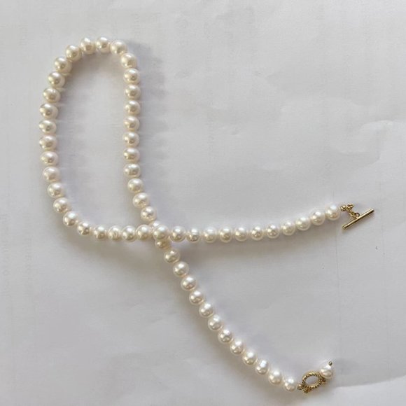 Natural pearl full bead necklace - Picture 3 of 5